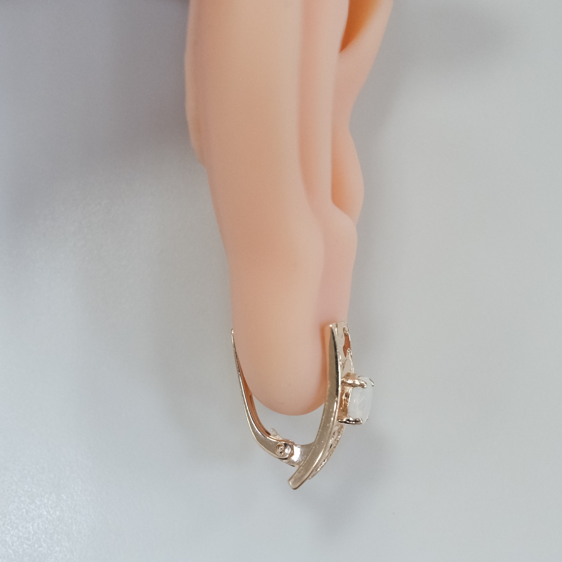 Серебряные серьги с опалами